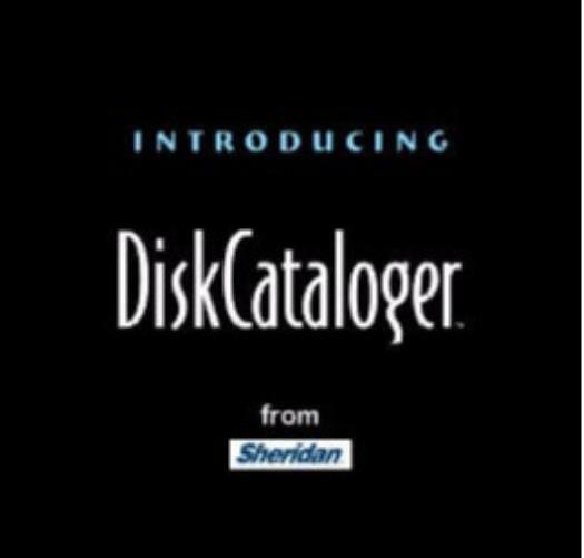 DiskCataloger PC CD Sheridan hard drive utility vintage software storage floppy