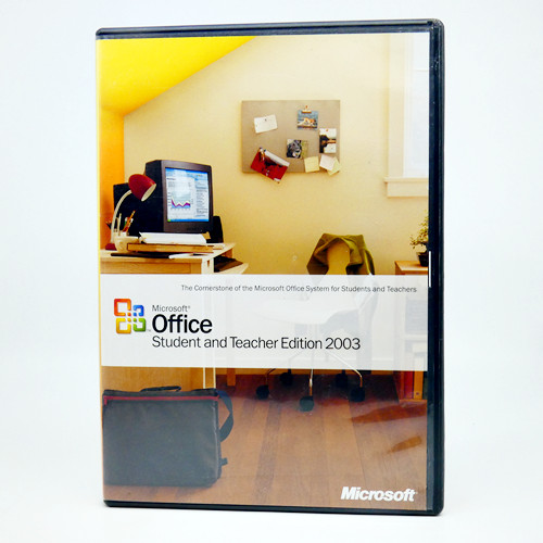Microsoft Office 2003 Student and Teacher Edition Product Key & Disc Ex Cond