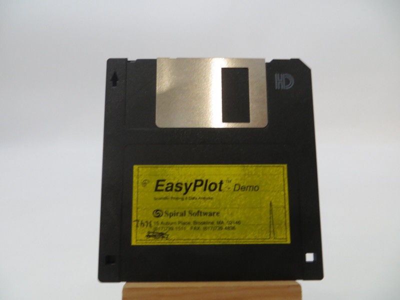 3.5″ Floppy Disk EASYPLOT Demo Scientific Plotting & Data Analysis computer disc