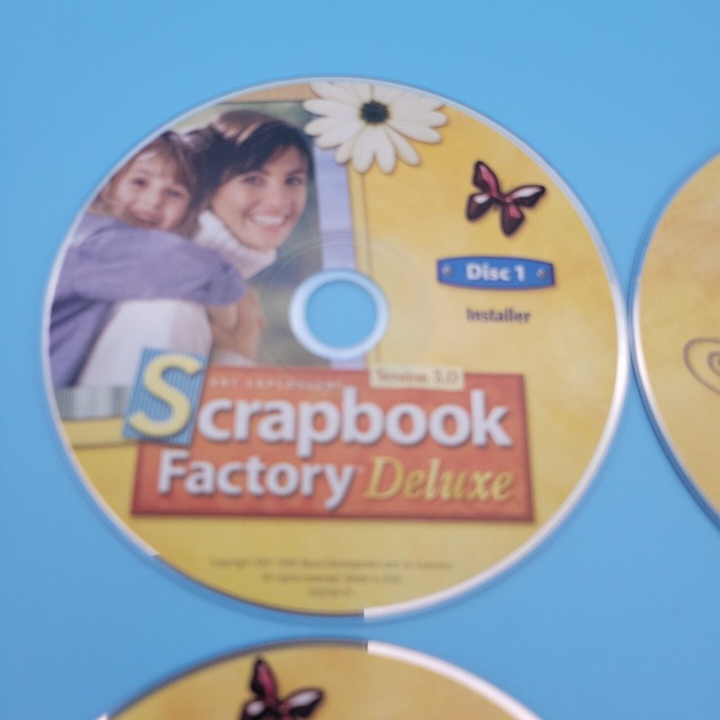 Scrapbook Factory Deluxe 4-CD-rom Set Version 3.0 PC CD-Rom Software gallery