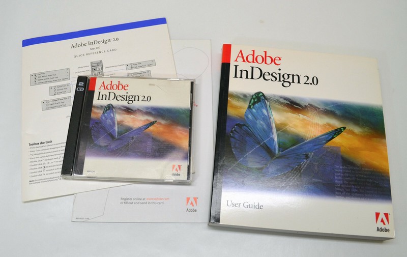 Adobe InDesign 2.0 – Upgrade for Mac with s/n