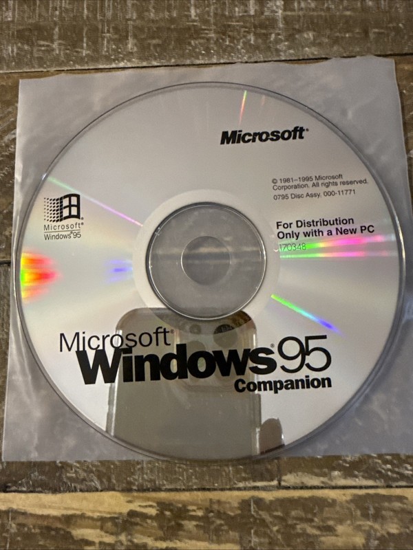 Microsoft Windows 95 PC Cd Rom gallery