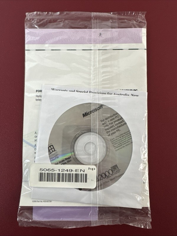 new sealed Discovering Microsoft Word 2000 w/Product Key CD-ROM Software gallery