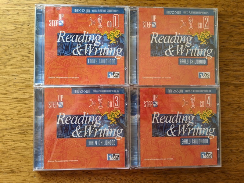 STEP UP Reading and Writing Early Childhood CD 1 2 3 4 Software Pro One Software
