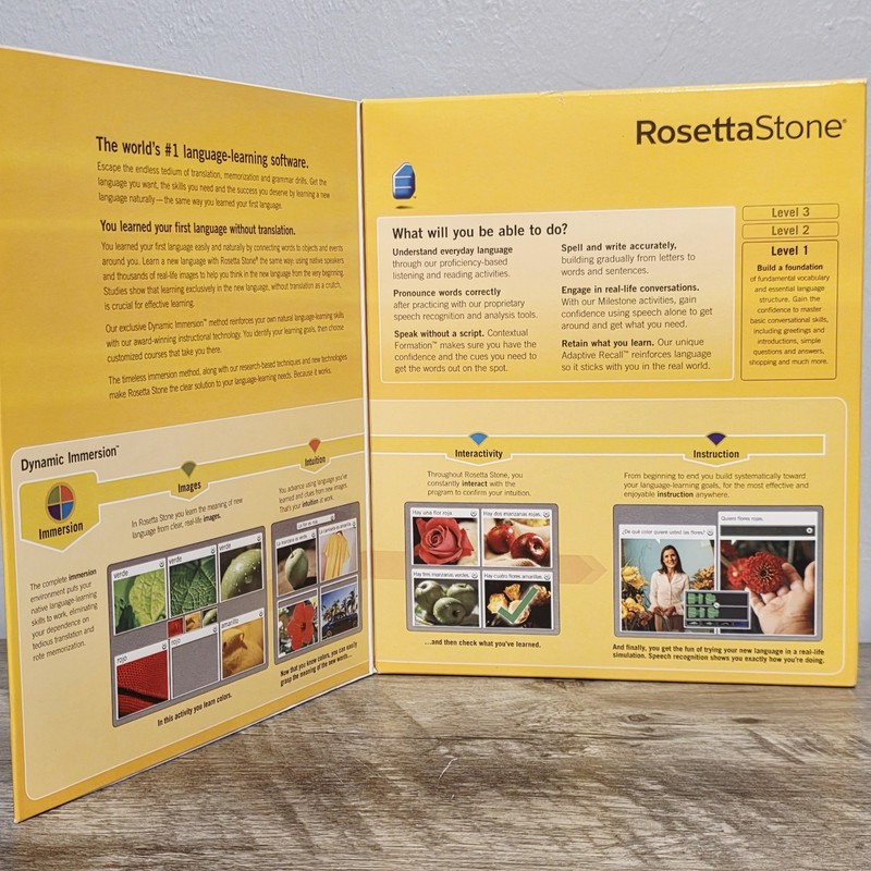 Rosetta Stone 3: Spanish Level 1 Latin America With Headset 2 Discs Guide gallery