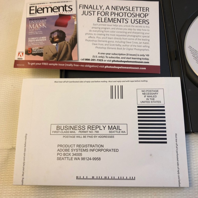 Adobe Premier Elements 3.0 PC 2004 1 Disc + Serial Code Number Macintosh Version gallery