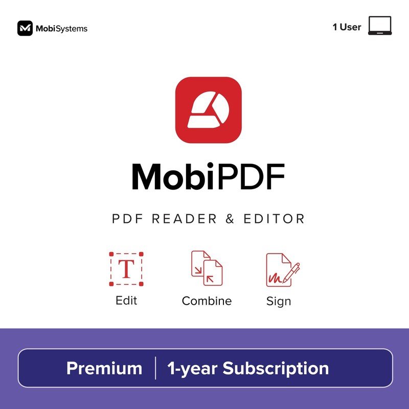 MobiPDF Premium - Professional PDF Editor | Edit, Protect, Fill & Sign PDFs |...