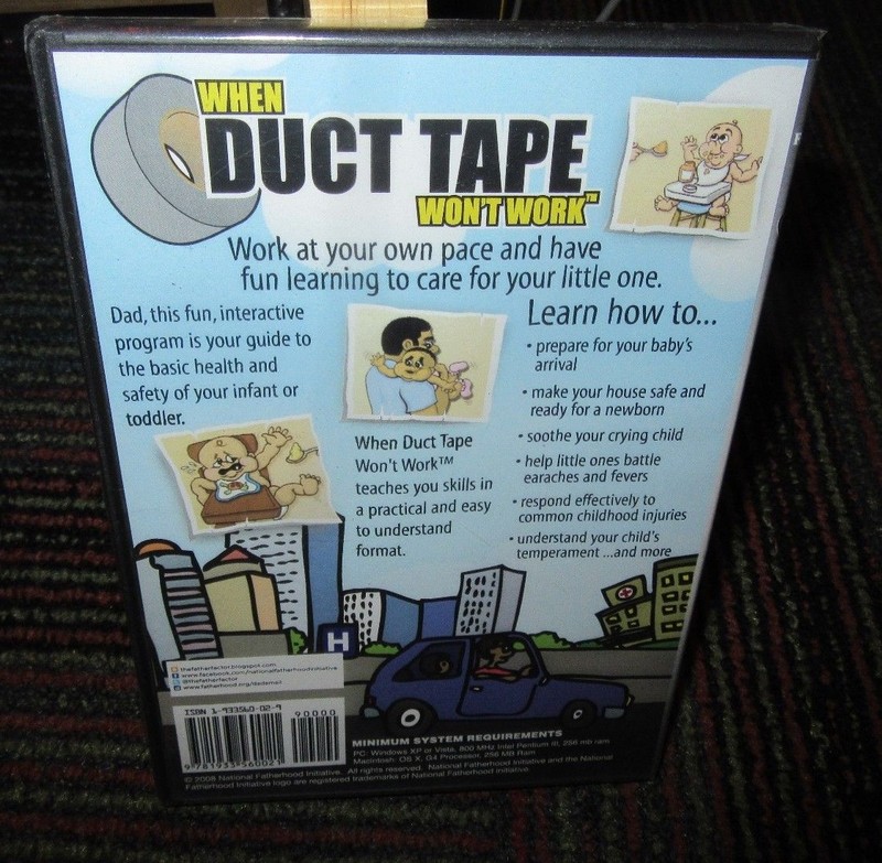 WHEN DUCT TAPE WON'T WORK PC CD-ROM, DAD'S GUIDE TO CHILD HEALTH & SAFETY, NEW gallery