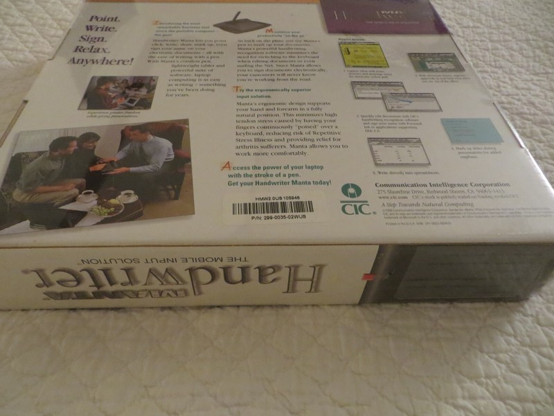 Vintage 1996 Handwriter Tablet Graphics Creativity Tool Windows 95 and NT NEW!!! gallery