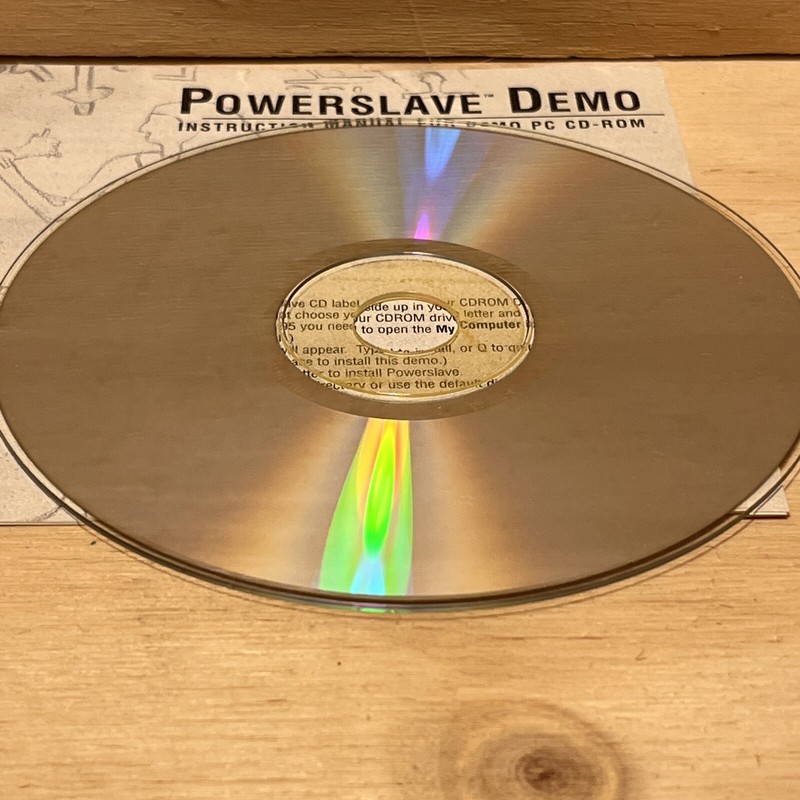 Powerslave-PC CD ROM-Fully Interactive 4 Level DEMO-Egypt Tombs-Lobotomy-Rated M gallery