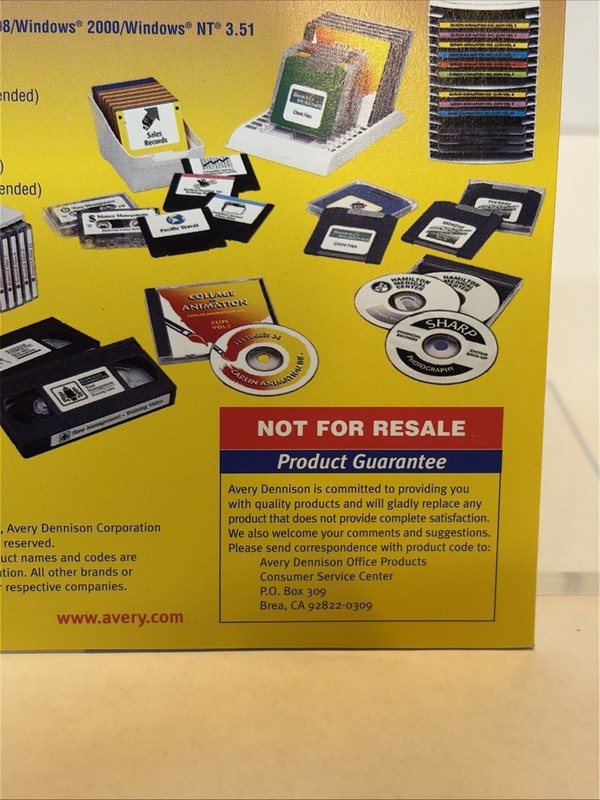 Avery Media Software for Windows 2000/1998 CD-ROM • Media Labels & Insert Cards gallery