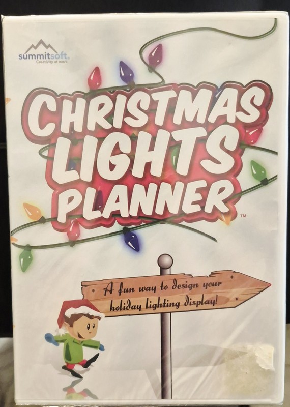Christmas Lights Planner (CD-ROM, 2007) Design Your Holiday Lighting Display NEW