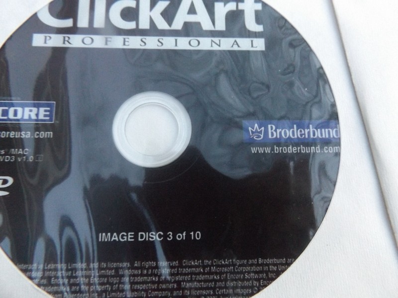 Encore ClickArt Professional (Rare 10 DVD Set ) Windows/Mac Excellent Condition gallery
