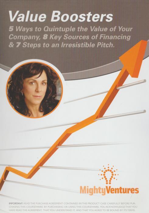 Value Boosters PC DVD business financing develop pitch partners influencers tool