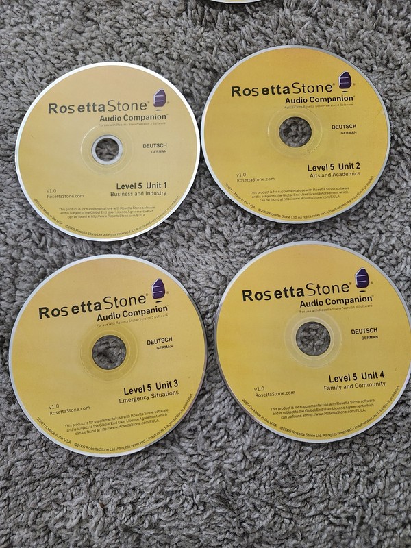Rosetta Stone German **Replacement Discs** (No activation code, see pictures) gallery