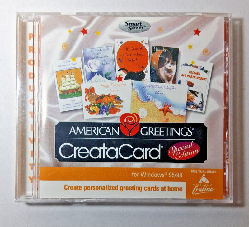 American Greetings Creatacard Special Edition CDROM PC Software
