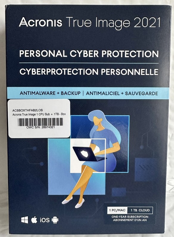 Acronis True Image Premium Protection Subscription 1 Computer + 1 TB Acronis Clo