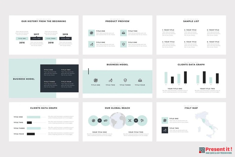 Monsieur PowerPoint Template gallery