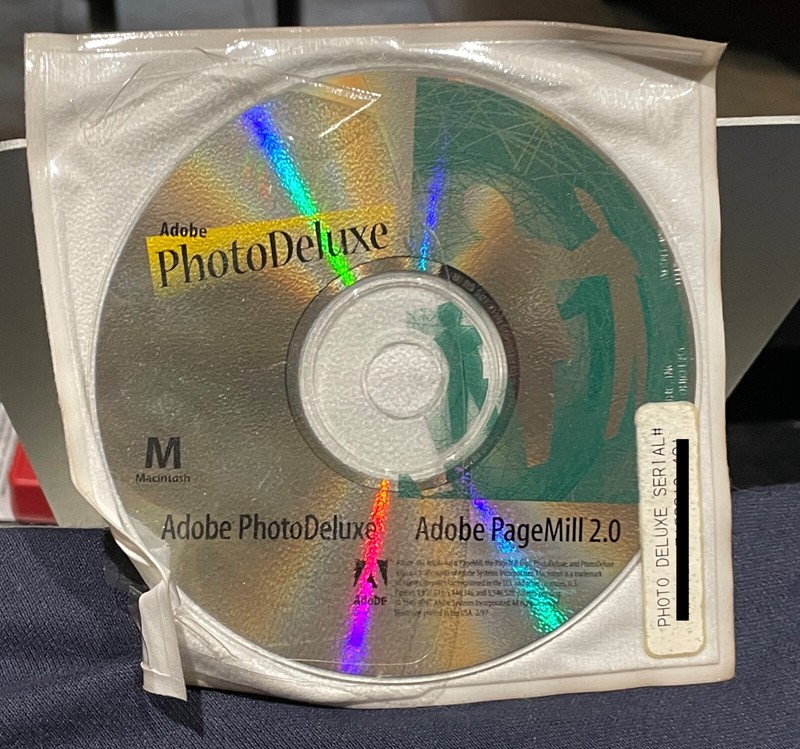 Adobe Pagemill 2.0 with Adobe PhotoDeluxe Apple Macintosh w Serial No. Free Ship