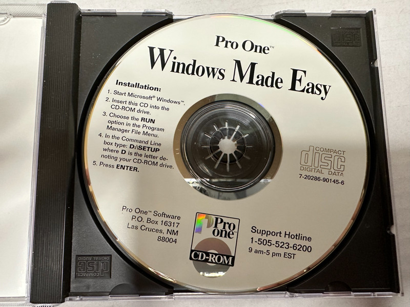 Vintage Pro One Algebra Casino Windows PC CD-ROM Software Win 3.1 Win 95 VTG gallery