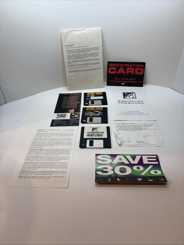 Star Trek: The Screen Saver - Big Box For Windows w/ Bonus Audioclips gallery