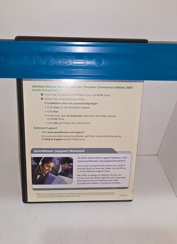 Intuit Quickbooks 2003 Premier Contractor Edition Upgrade Only w/Key Code gallery