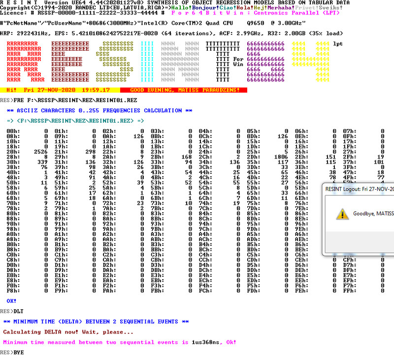 RSSSP RESINT UE32/64 Multi-Factor Non-Linear Regression,Binary Math,Enc.+LPTkey gallery