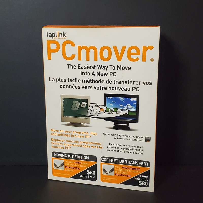Laplink PC Mover Box Only No Software Or Cable