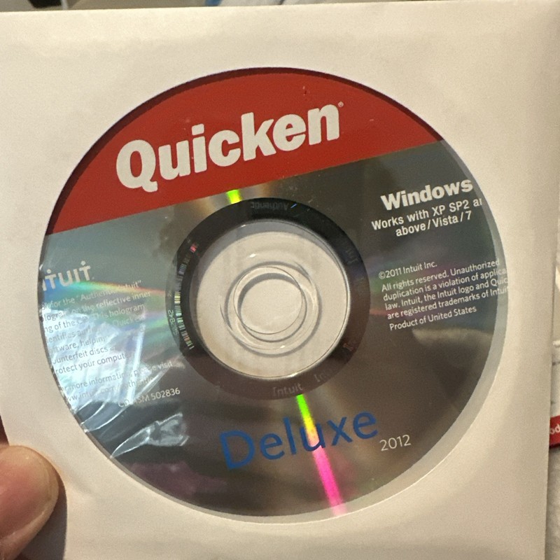 Intuit Quicken Deluxe 2012 Personal Finance Windows PC Windows XP/Vista/7 gallery