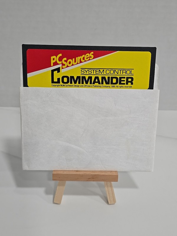 🕹 PC Sources System Control Commander MJM Software 5.25″ Floppy 1989 VINTAGE