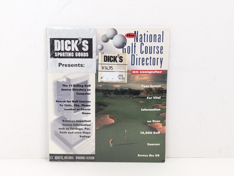National Golf Course Directory CD-ROM Windows 95/98 Dick’s Sporting Goods New