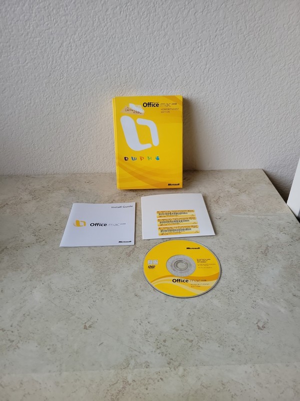 Microsoft Office 2008 Home & Student Edition for Mac with Three Product Keys+
