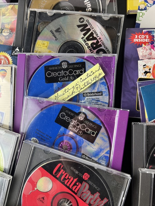 Maximum PC CD Lot Plus PC Software Lot Clickart Quicken Clips Print Shop Cards gallery