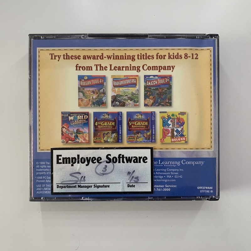 The Oregon Trail 4th Edition 3 CD Set The Learning Company 1999 gallery
