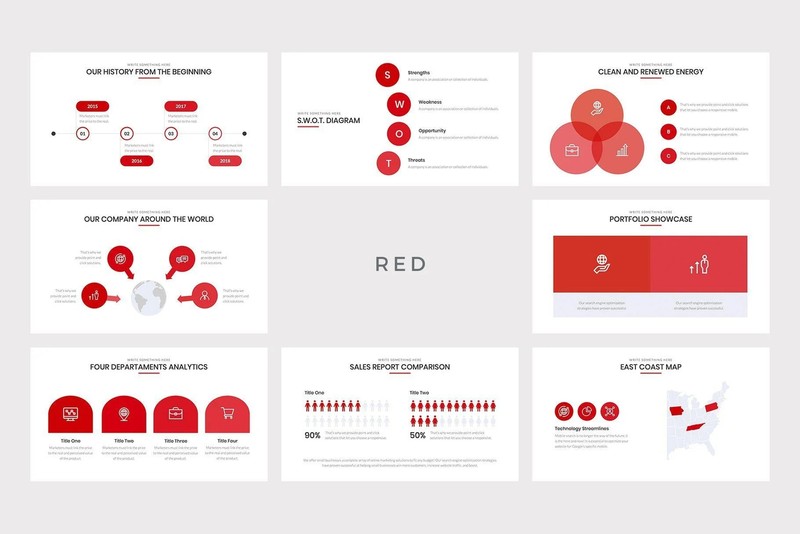 Mirza Business PowerPoint Template gallery