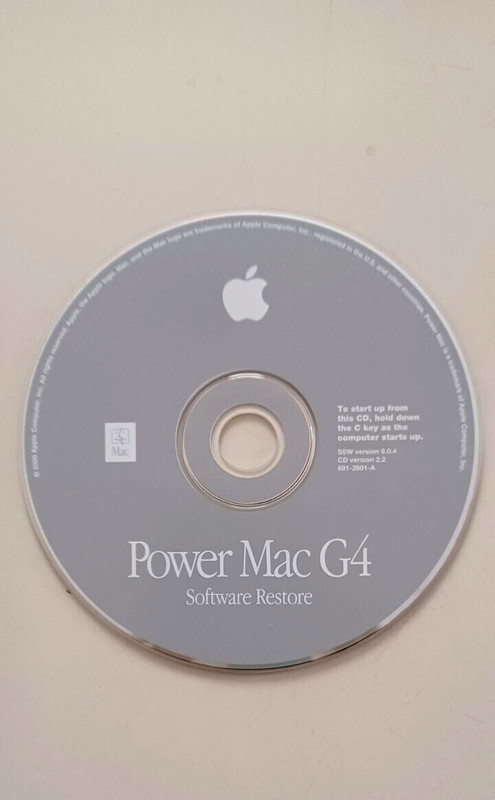 Apple Power Mac G4 Install Restore Discs Computer 2000 gallery
