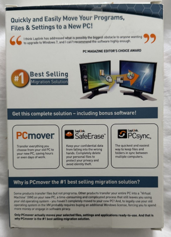Genuine LapLink PCMover Ultimate for Windows 7, Vista, XP 2010 gallery