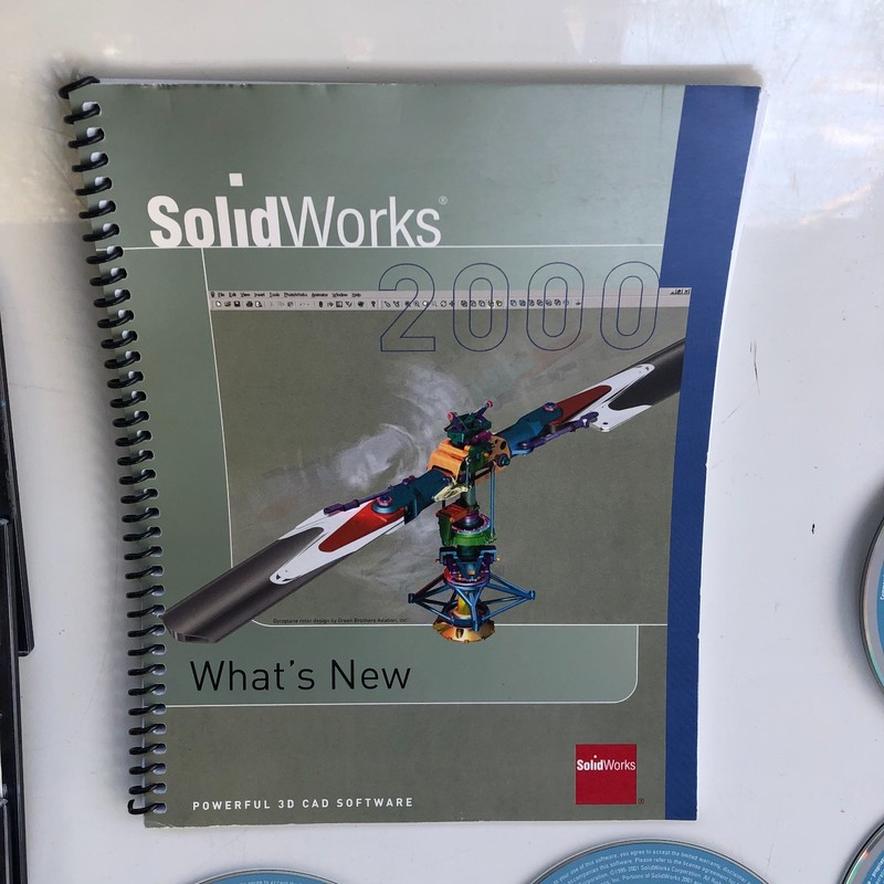 SolidWorks 2000 to 2003 DVD Software Discs LOT 3D SWCDR03 SP3+What's New Book gallery