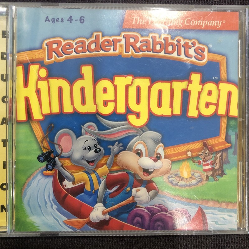 The Learning Company Reader Rabbits Kingdergarten Cd Rom Ages 4-6