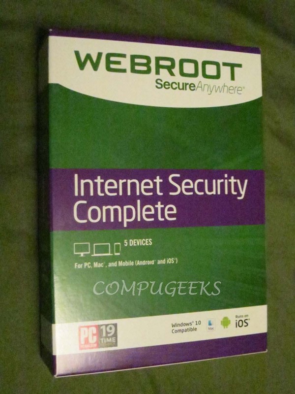 Webroot Security Complete – AntiVirus Firewall (3 YRS Subscription Code) 2024