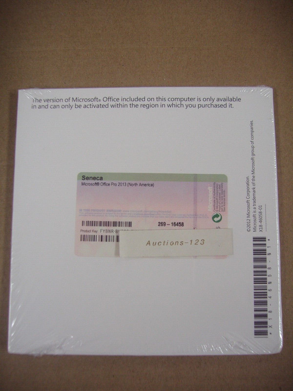 MS Microsoft Office 2013 Home and Business Full English Version DVD =BRAND NEW= gallery