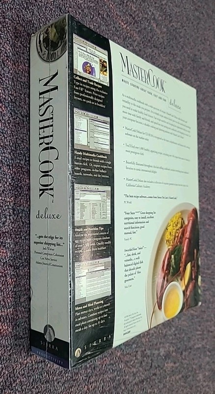 Master Cook Deluxe CD-Rom (Brand New & Factory Sealed!) Ships Immediately gallery