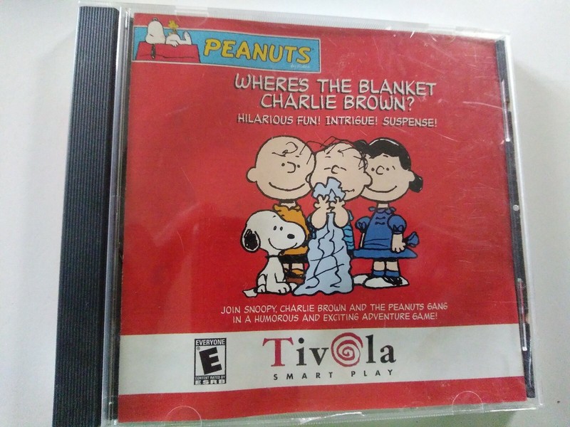 Peanuts: Where’s the Blanket Charlie Brown? PC MAC CD cartoon Snoopy dog game!