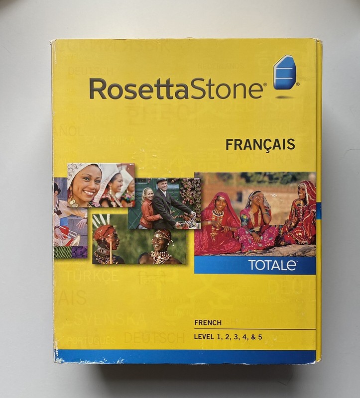 Rosetta Stone V4 TOTALe: French Level 1-5 Set ***PLEASE READ DESCRIPTION***