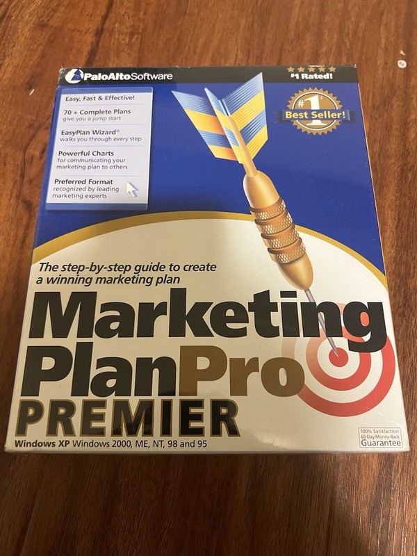 Marketing Plan Pro Palo Alto Premier Software Version NEW SEALED
