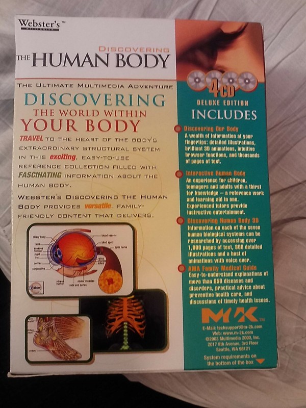 WEBSTER'S MILLENNIUM~DISCOVERING THE HUMAN BODY~2003 MINT 4 CD DELUXE EDITION gallery