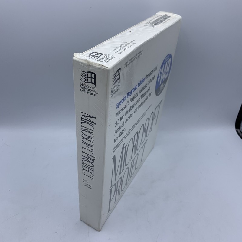 NOS Microsoft Project Upgrade Version 4.0 For Windows 3.5" Disks FACTORY SEALED gallery