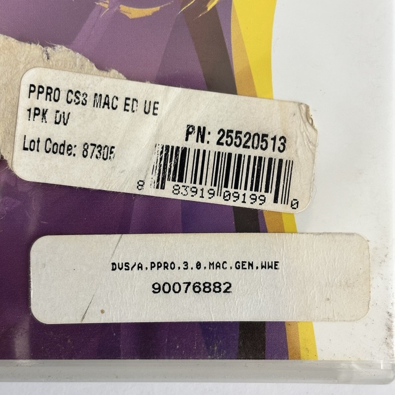 Adobe Premiere Pro CS3 Software for Macintosh Mac with Serial Numbers gallery