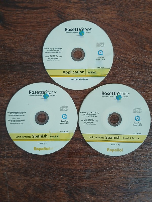 ✨️🇪🇸Rosetta Stone Spanish Latin America Levels 1 2 3 Espanol MAC + Windows🇪🇸