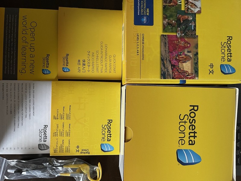 Rosetta Stone Chinese Mandarin Language Software Version 4 Levels 1–5 W/PHONES